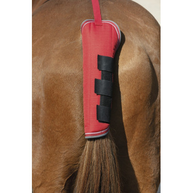 Protector de cola Equi-Theme 1200 D Rojo  / gris