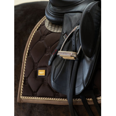 Mantilla de doma Equestrian Stockholm Marrón dorado Marr&amp;oacute;n
