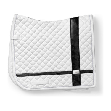 Manta de doma Equestrian Stockholm con vendas Blanco