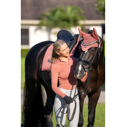 Manta de doma Equestrian Stockholm moderna Coral Rosa
