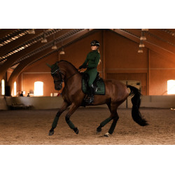 Manta de doma Equestrian Stockholm Performance Verde sicómoro
