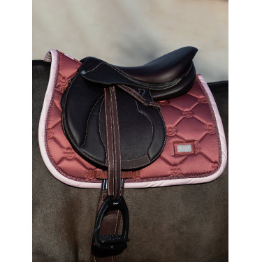 Manta de salto Equestrian Stockholm Rosa ámbar Blanco Manta de salto Equestrian Stockholm Rosa ámbar Blanco