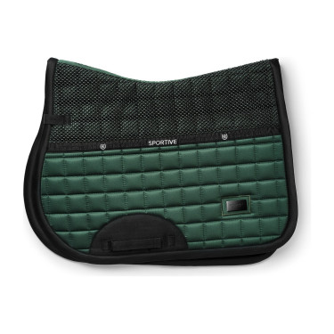 Manta de silla Equestrian Stockholm jumping performance Verde sicómoro