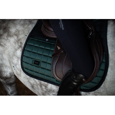 Manta de silla Equestrian Stockholm jumping performance Verde sicómoro