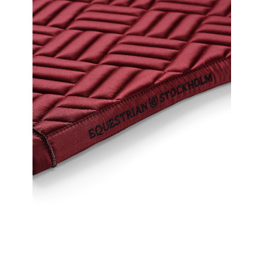 Manta de salto Equestrian Stockholm Modern Burdeos