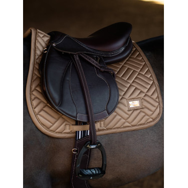 Manta de salto Equestrian Stockholm Modern Champán Beige