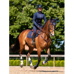Manta de salto Equestrian Stockholm Modern Rubor laguna Azul