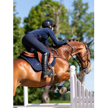 Manta de salto Equestrian Stockholm Modern Rubor laguna Azul