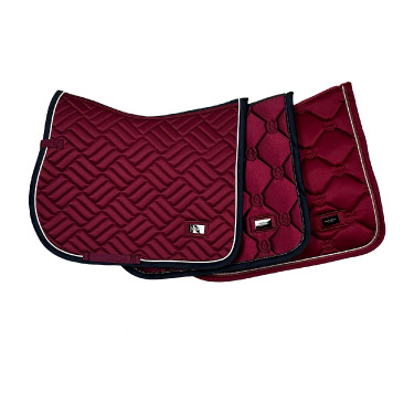 Manta de salto Equestrian Stockholm Modern Lujo Blanco