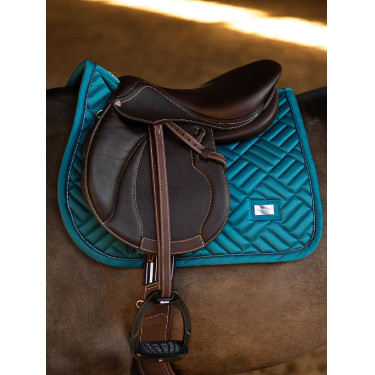Manta de salto Equestrian Stockholm Modern Azul verde azulado