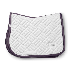 Manta de salto Equestrian Stockholm Modern Blanco violeta oscuro