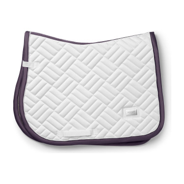 Manta de salto Equestrian Stockholm Modern Blanco violeta oscuro