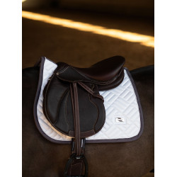 Manta de salto Equestrian Stockholm Modern Blanco violeta oscuro