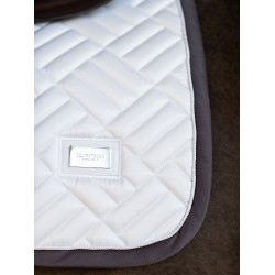 Manta de salto Equestrian Stockholm Modern Blanco violeta oscuro