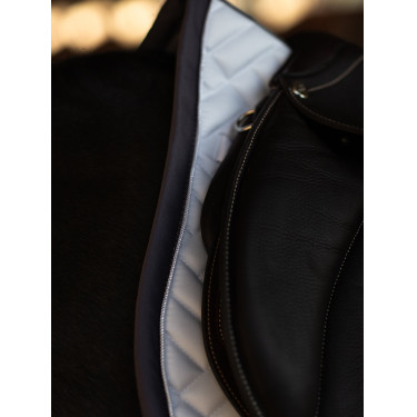 Manta de salto Equestrian Stockholm Modern Blanco violeta oscuro