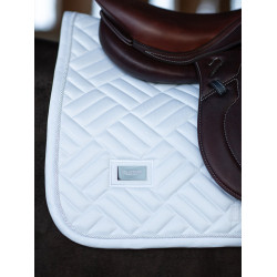 Manta de salto Equestrian Stockholm Modern Blanco perfección