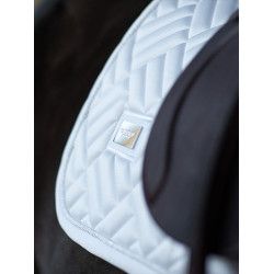 Manta de salto Equestrian Stockholm Modern Blanco perfección