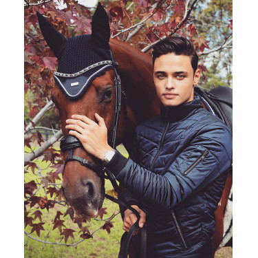 Chaqueta bomber Equestrian Stockholm para hombre Marino Azul marino