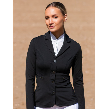 Chaqueta de concurso Equestrian Stockholm Select mujer Edición negra Negro