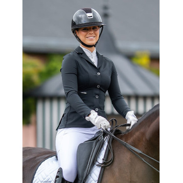 Chaqueta de concurso Equestrian Stockholm Select mujer Edición negra Negro