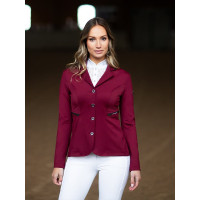 Chaqueta de concurso Equestrian Stockholm Select mujer Burdeos