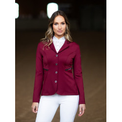 Chaqueta de concurso Equestrian Stockholm Select mujer Burdeos
