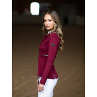Chaqueta de concurso Equestrian Stockholm Select mujer Burdeos