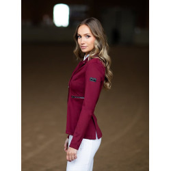 Chaqueta de concurso Equestrian Stockholm Select mujer Burdeos