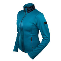Chaqueta polar Equestrian Stockholm para mujer Azul aurora