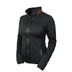 Chaqueta polar Equestrian Stockholm para mujer Caoba brillante