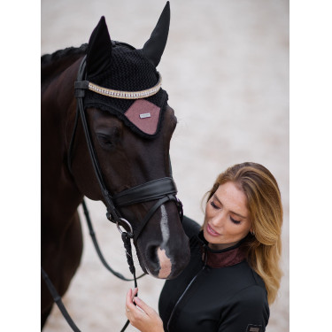Chaqueta polar Equestrian Stockholm para mujer Caoba brillante