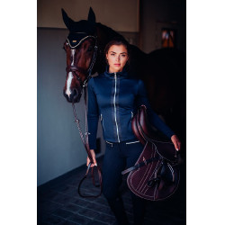 Chaqueta polar Equestrian Stockholm para mujer Marino Azul marino