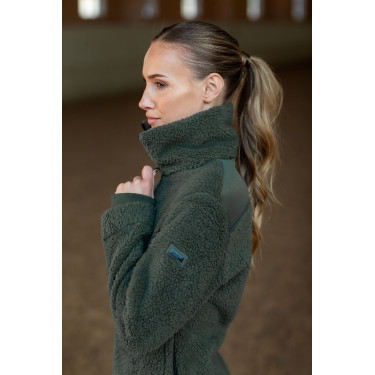 Chaqueta polar Teddy Equestrian Stockholm para mujer Avenida Verde Chaqueta polar Teddy Equestrian Stockholm para mujer Avenida Verde