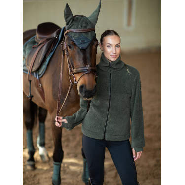 Chaqueta polar Teddy Equestrian Stockholm para mujer Avenida Verde Chaqueta polar Teddy Equestrian Stockholm para mujer Avenida Verde