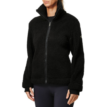 Chaqueta polar Teddy Equestrian Stockholm para mujer Negro