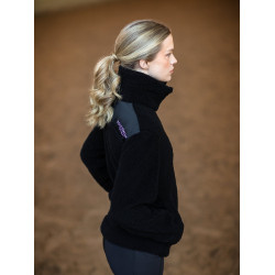 Chaqueta polar Teddy Equestrian Stockholm para mujer Negro