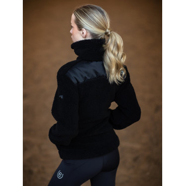 Chaqueta polar Teddy Equestrian Stockholm para mujer Negro