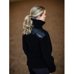 Chaqueta polar Teddy Equestrian Stockholm para mujer Negro