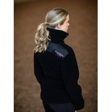 Chaqueta polar Teddy Equestrian Stockholm para mujer Negro