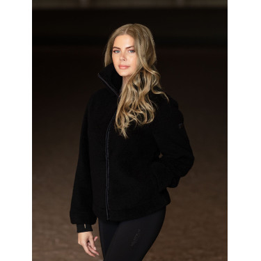 Chaqueta polar Teddy Equestrian Stockholm para mujer Océano oscuro