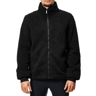 Chaqueta polar Teddy Equestrian Stockholm hombre Edición negra Negro