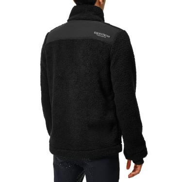 Chaqueta polar Teddy Equestrian Stockholm hombre Edición negra Negro