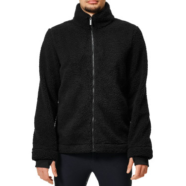 Chaqueta polar Teddy Equestrian Stockholm hombre Edición negra Negro