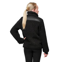 Chaqueta polar Teddy Equestrian Stockholm Young Rider Negro