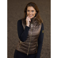 Chaleco sin mangas Equestrian Stockholm mujer Equestrian Champán Beige