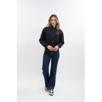 Cazadora bomber Harcour Antonela para mujer Negro