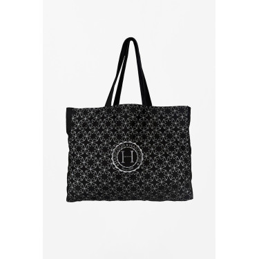 Bolsa tote Harcour Arlo Negro / plata