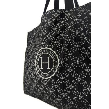 Bolsa tote Harcour Arlo Negro / plata