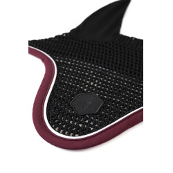 Capucha para caballo ProConfort Dynax Negro / burdeos