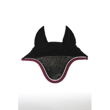 Capucha para caballo ProConfort Dynax Negro / burdeos
